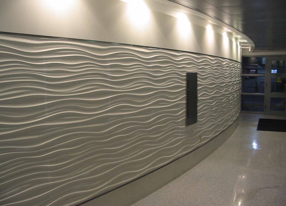 Mur texturé de l'aéroport Fort-Lauderdale
